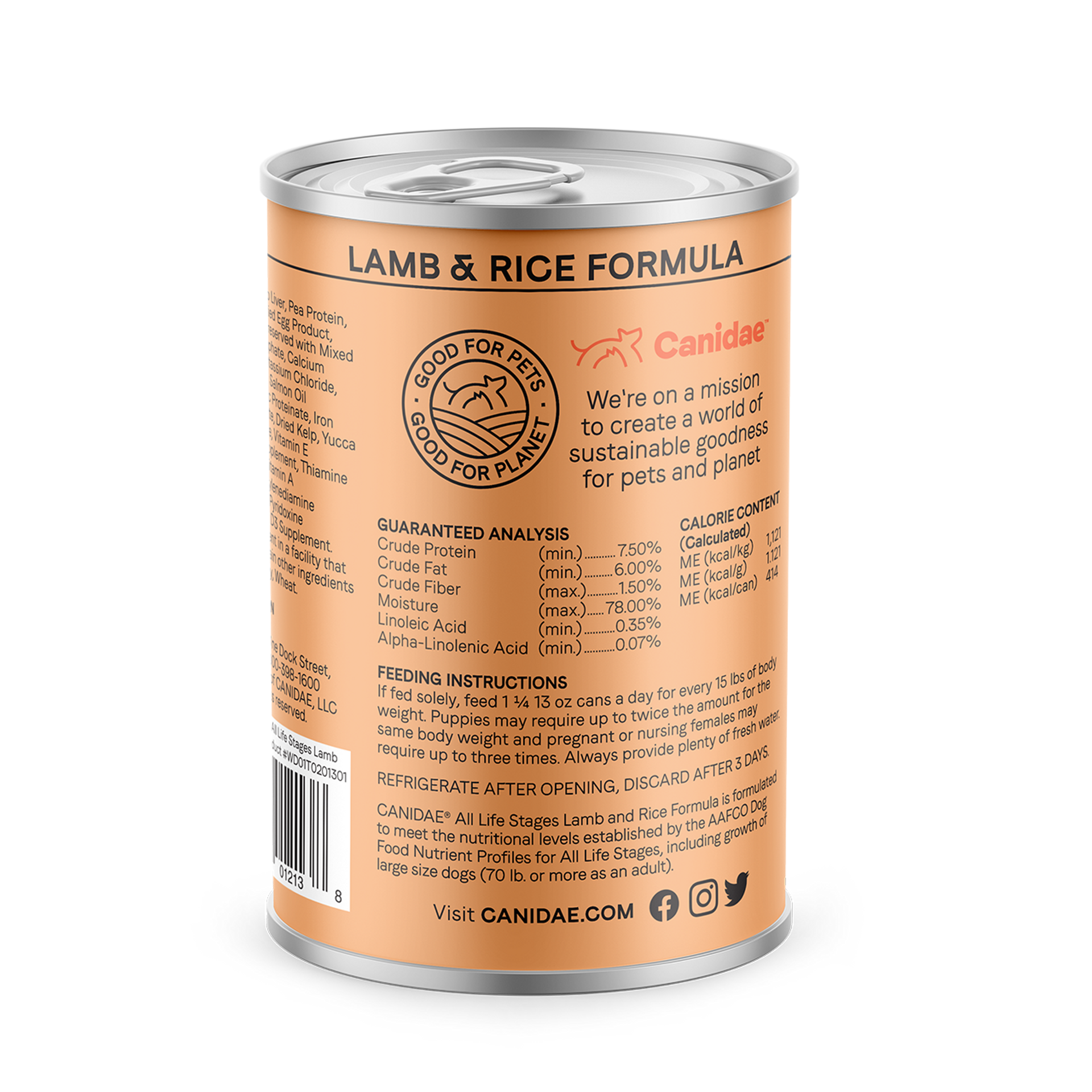 Canidae ALS Lamb & Rice 13oz - Image 2