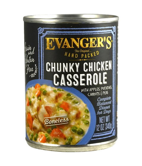 Evanger’s Hand Packed Chunky Chicken Casserole 12oz