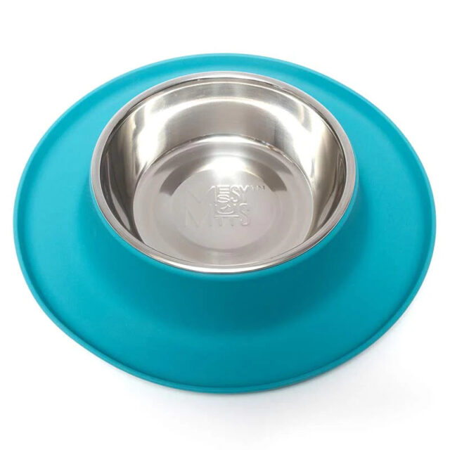 MessyMutts Blue Silicone Bowl