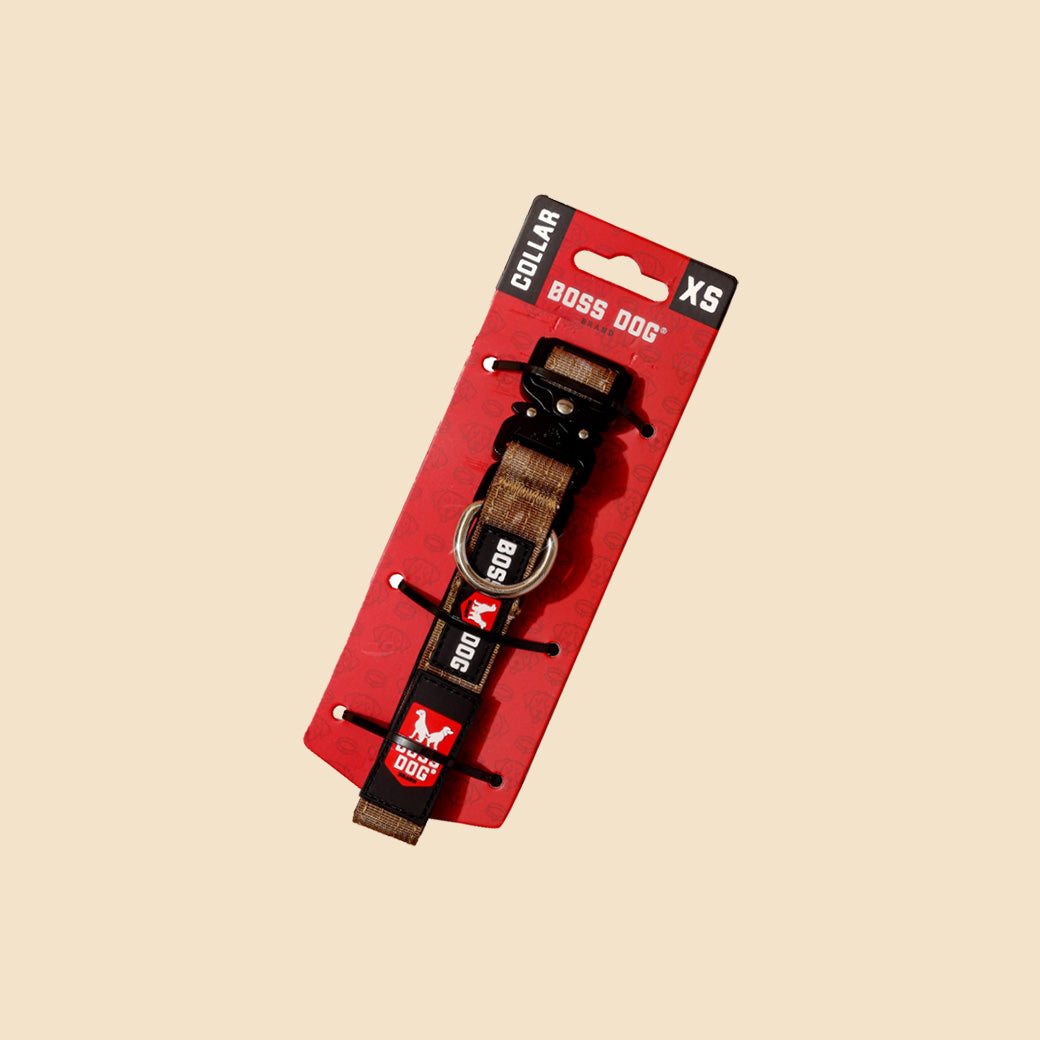 BossDog Collar Tan Camo