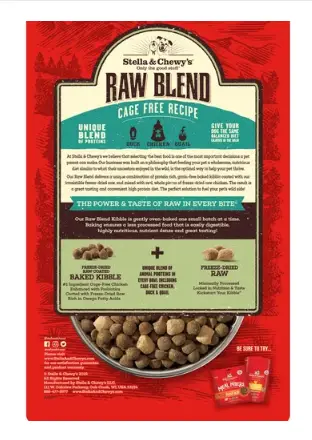 Stella & Chewy's Raw Blend Grain-Free Cage Free Recipe 3.5lbs - Image 2