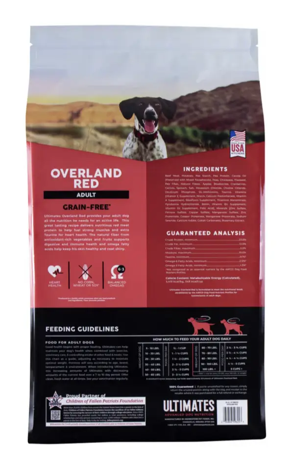 Ultimates Grain-Free Adult Overland Red 28lbs - Image 2