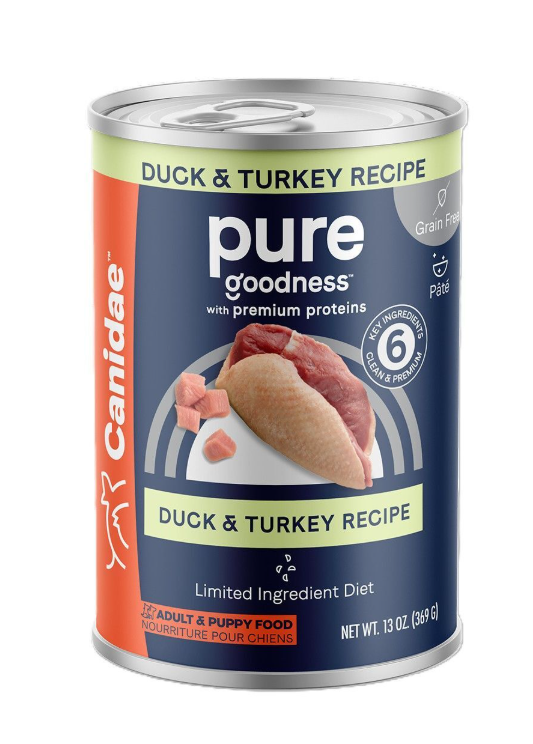 Canidae Pure LID Duck & Turkey Recipe 13oz