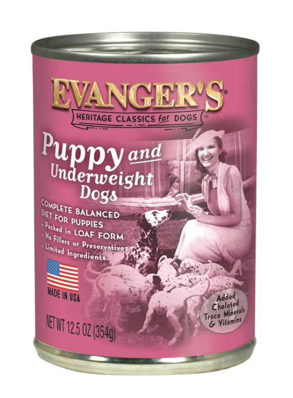 Evanger's Classic Puppy & Underweight Dogs 12.5oz