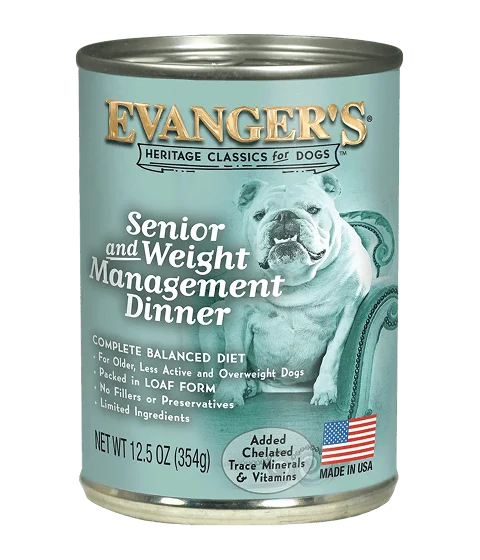 Evanger's Classic Senior & Weight Management Dinner 12.5oz