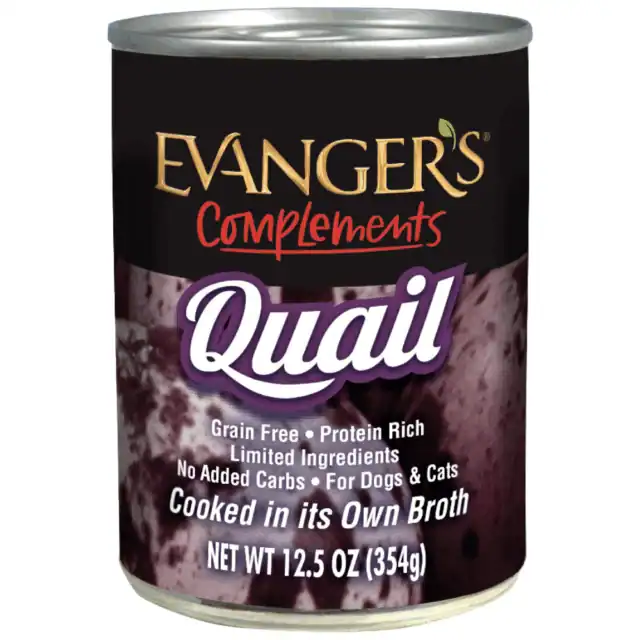Evanger's Complements Quail 12.5oz