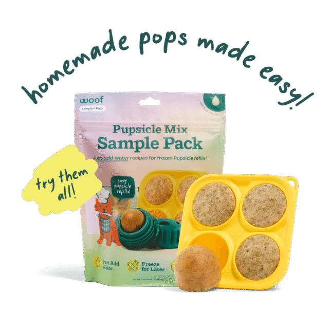 Woof Pupsicle Mix Sample 4pk