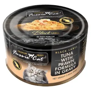 Fussie Cat Tuna with Prawn in Gravy 2.82oz