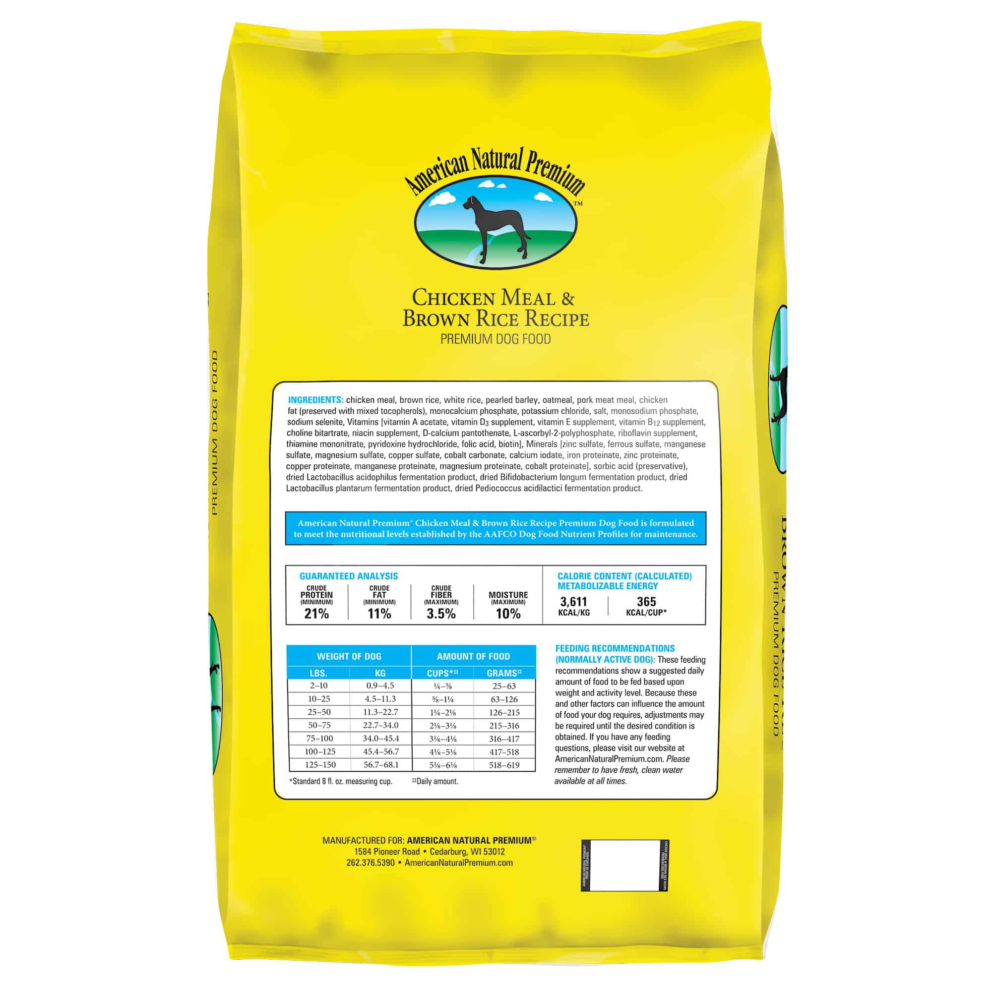 American Natural Premium Chicken & Brown Rice 33lbs - Image 2