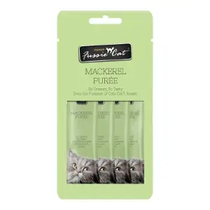 Fussie Cat Mackerel Puree 4ct