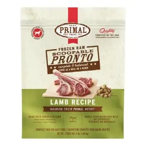 Primal Frozen Raw Scoopable Pronto Lamb Recipe 4lbs