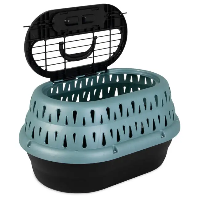 PM Top Load Cat Kennel Green 19″