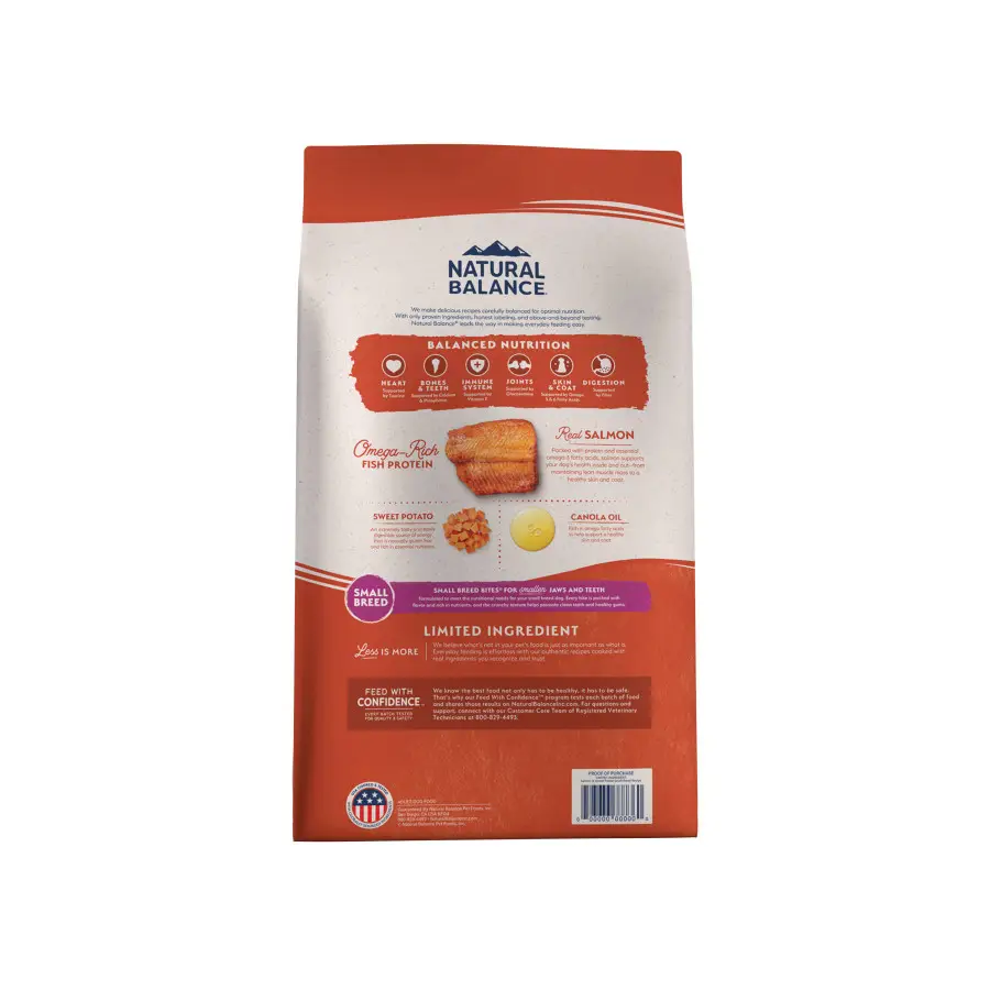 Natural Balance LID Grain-Free Small Breed Salmon & Sweet Potato Recipe - Image 2