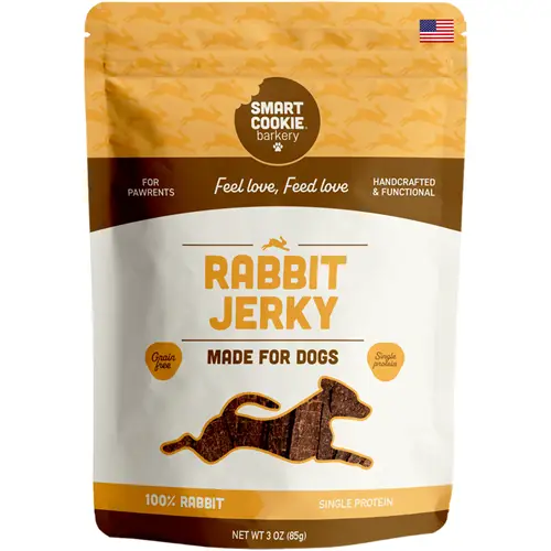 SmartCookie GF Jerky Rabbit 3oz