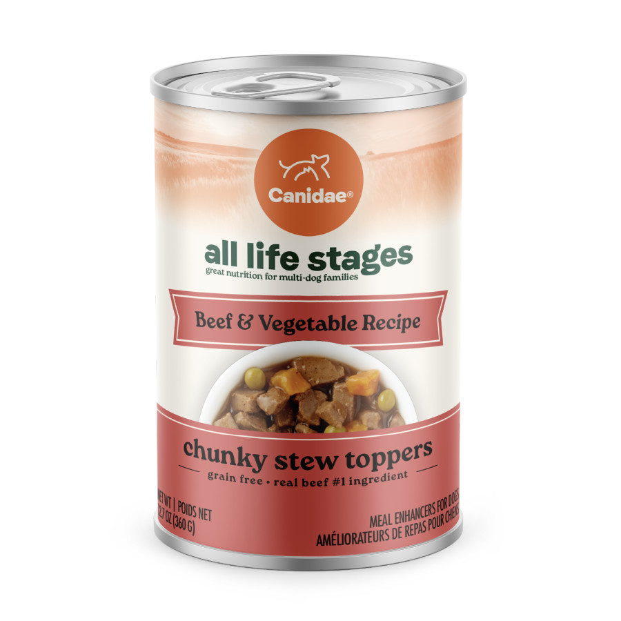Canidae ALS Chunky Stew Toppers Beef & Vegetable Recipe 12.7oz