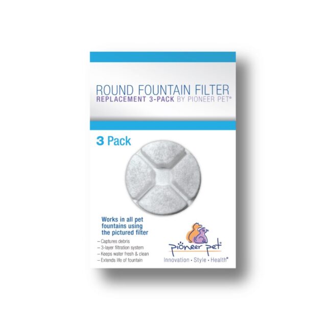 Pioneer Pet Round Filer 3pk
