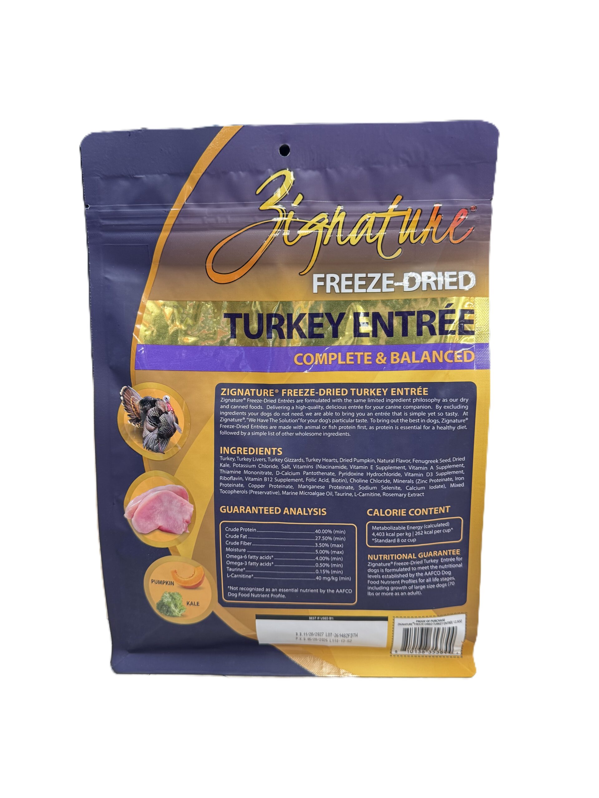 Zignature Freeze-Dried Turkey Entree - Image 2
