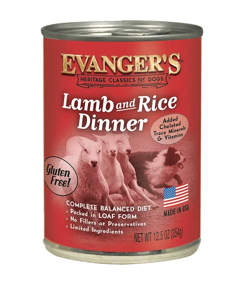 Evanger's Classic Lamb & Rice Dinner