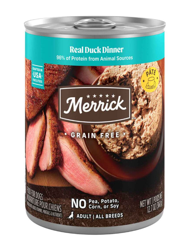 Merrick Grain-Free Real Duck Dinner 12ct/12.7oz