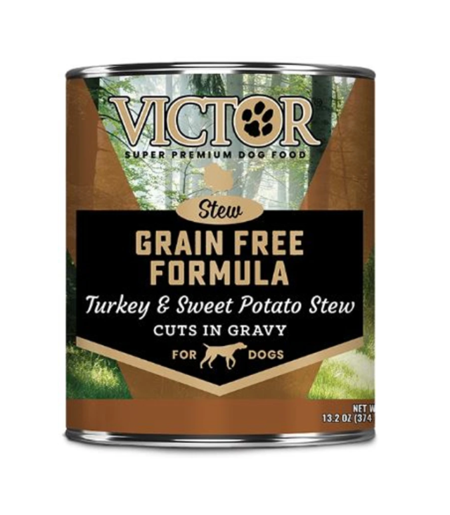 Victor Grain-Free Turkey & Sweet Potato Stew in Gravy 12ct/13.2oz