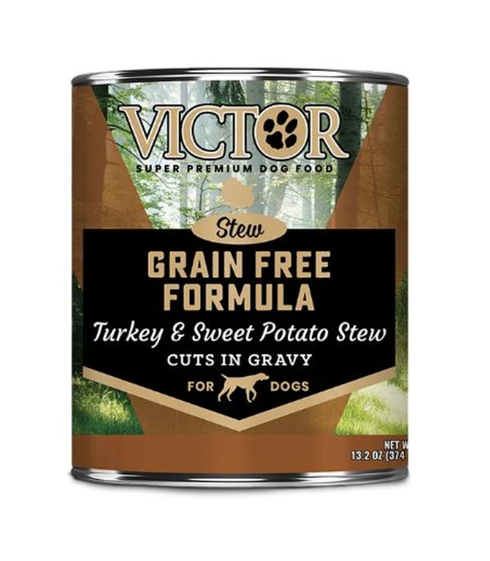 Victor Grain-Free Turkey & Sweet Potato Stew in Gravy 12ct/13.2oz