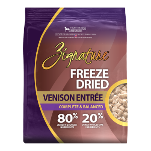 Zignature Freeze-Dried Venison Entree