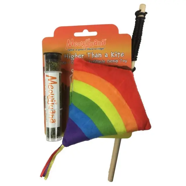 Meowijuana Get Higher Than a Kite Refillable Catnip Kite